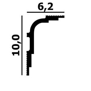 Карниз P102