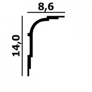 Карниз P104