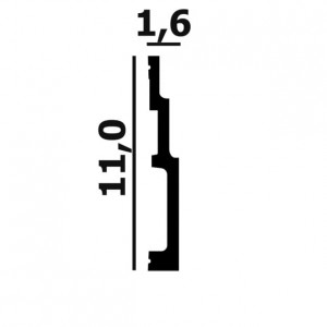 Плинтус P109