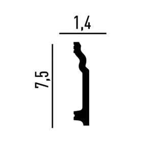 Плинтус P157