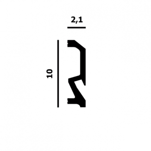 Плинтус P176